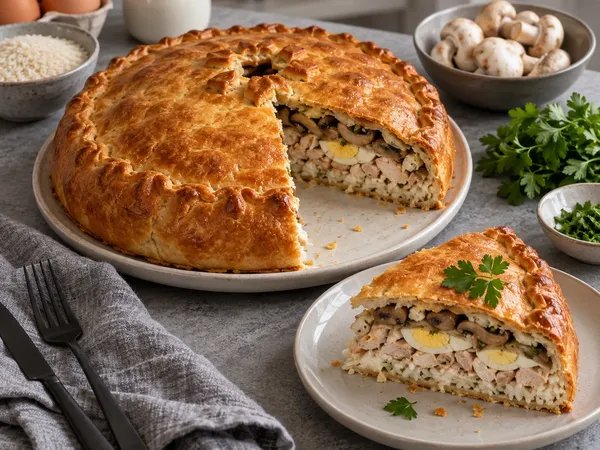 Курник — готовое блюдо