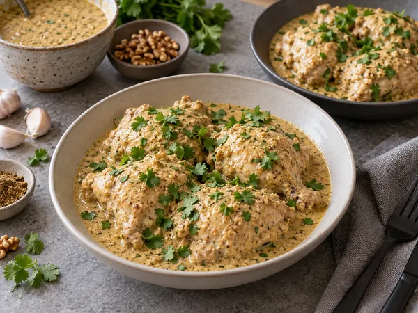 Сациви из курицы — готовое блюдо