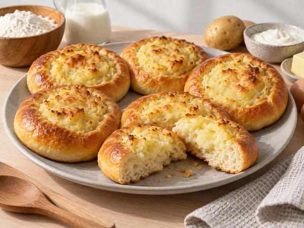 Шаньги с картошкой — готовое блюдо