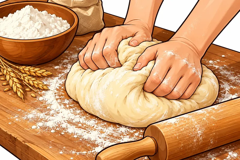 Вареники с картошкой, шаг 1: Муку высыпайте горкой, в середине сделайте лунку. Вбейте яйцо, добавьте 1 ч. л. соли, вле…